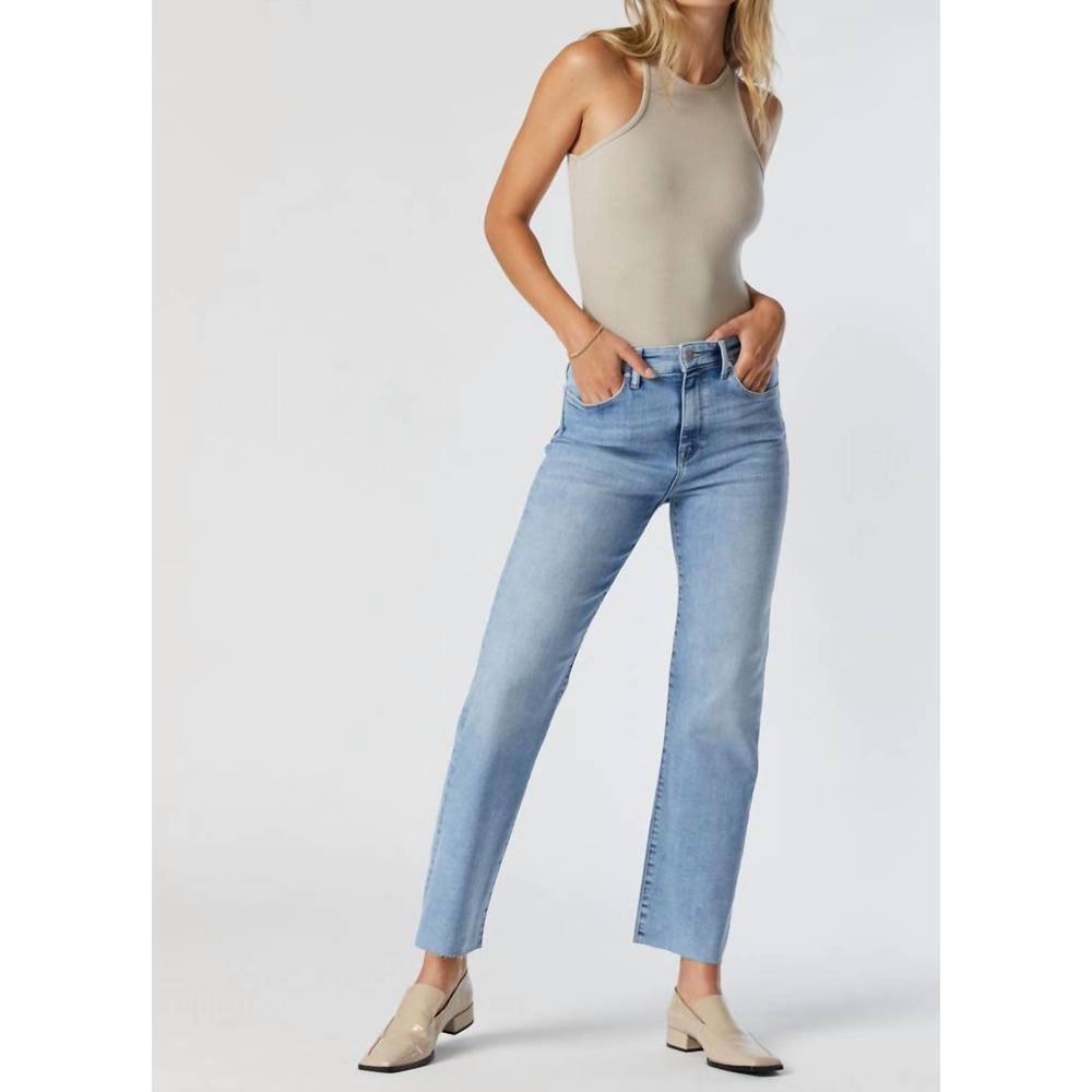 NEW MAVI barcelona high rise wide leg jean in light organic blue